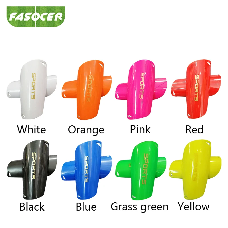 

1 Pair Football Shin Pads Plastic Soccer Guards Leg Protector For Kids Adult Protective Gear Breathable Shin Guard 5 Colors