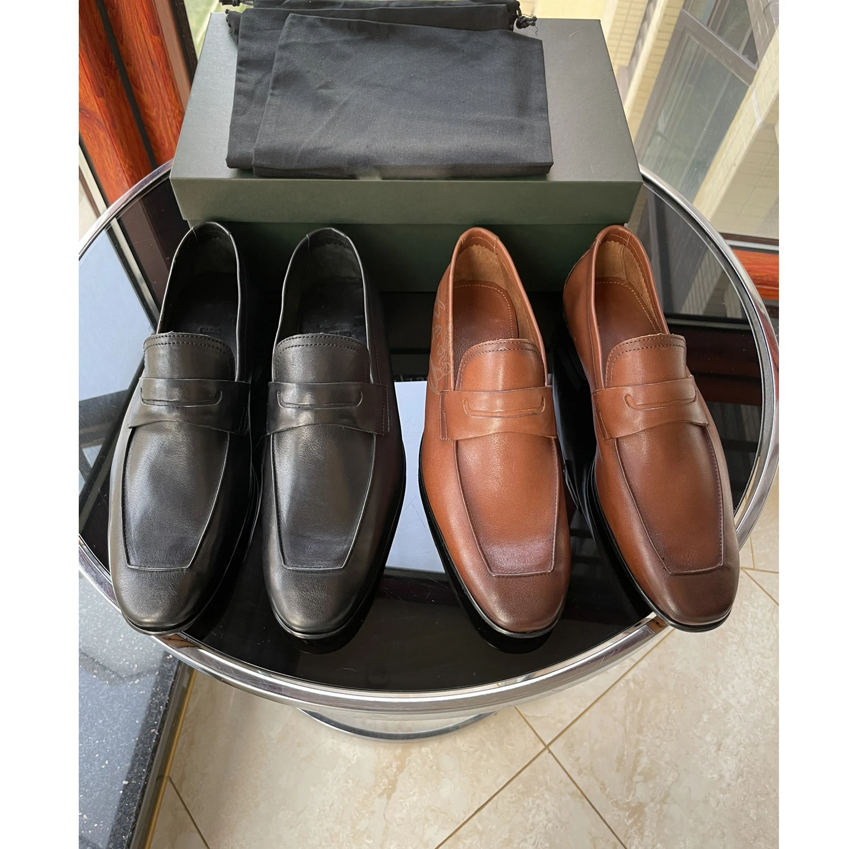 

New style, luxury classic formal leather shoes, high-end suit casual leather shoes