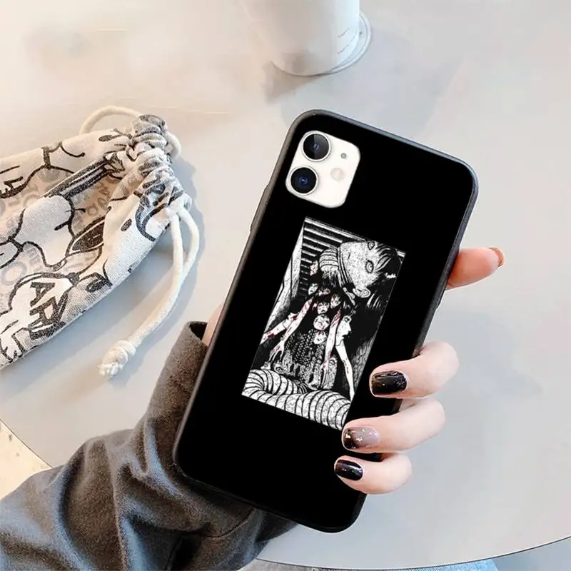 

Japanese horror comic girl sexy Phone Case for iPhone 11 12 mini pro XS MAX 8 7 6 6S Plus X 5S SE 2020 XR