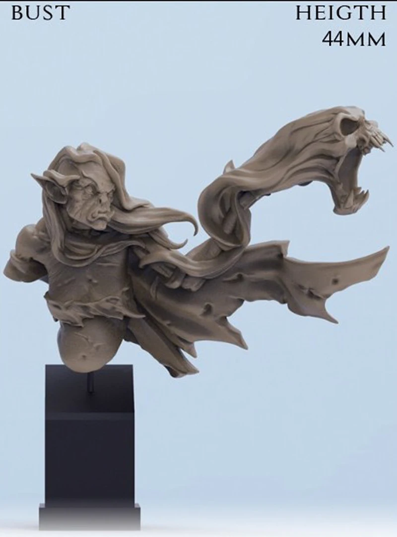 

1/10 44mm ancient fantasy warrior stand bust (NO BASE ) Resin figure Model kits Miniature gk Unassembly Unpainted