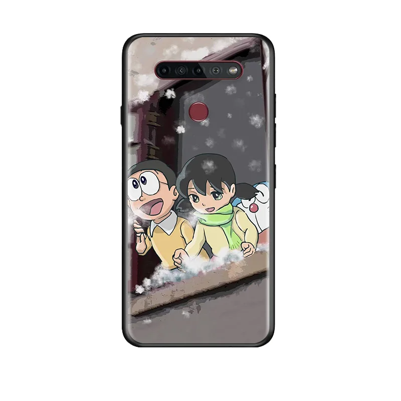 

Lovely Anime Cartoon Ddoraemon For LG G8 V30 V35 V40 V50 V60 Q60 K40S K50S K41S K51S K61 K71 K22 ThinQ 5G Phone Case