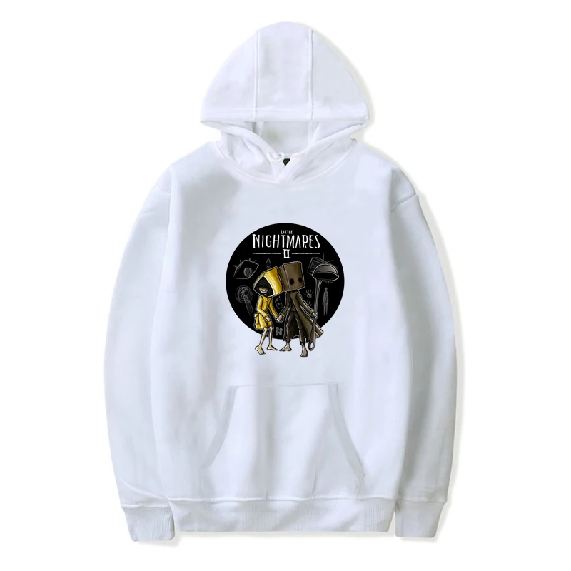 

Print Game Little Nightmares 2 Cosplay Hoodies Mono Six ed Pullover Boys Girl Sweatshirt Casual Men/women Harajuku Hoodie