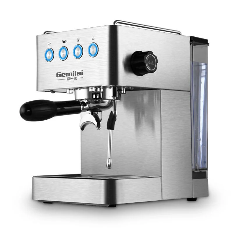 Coffee Machine Homepage Ltaly Fully Automatic Semi-automatic Grinder Steam Pump Pressure Type 1.7L Large Capacity  1450W