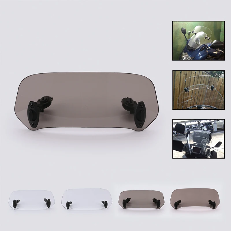 Универсальный зажим для лобового стекла мотоцикла регулируемый спойлер Honda Yamaha