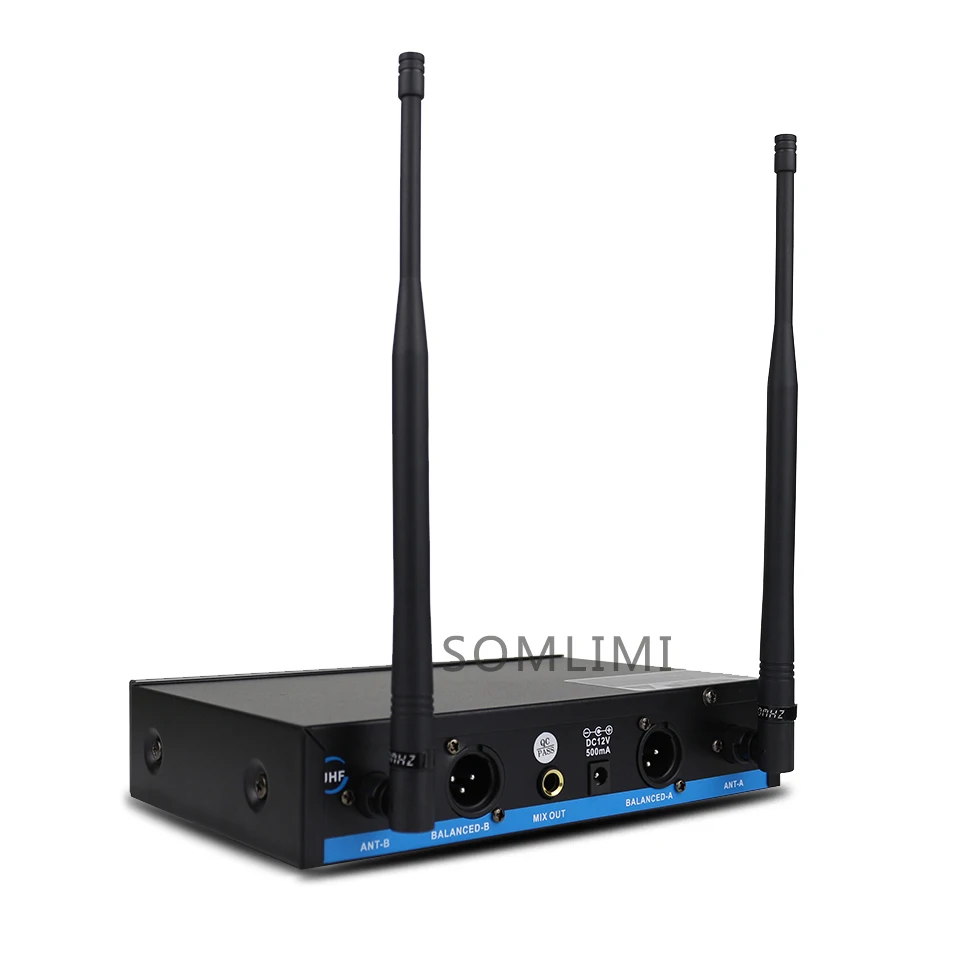 Новинка! Высокое качество UHF KSM8 профессиональный двойной беспроводной микрофон Система сценические выступления два беспроводных микрофона