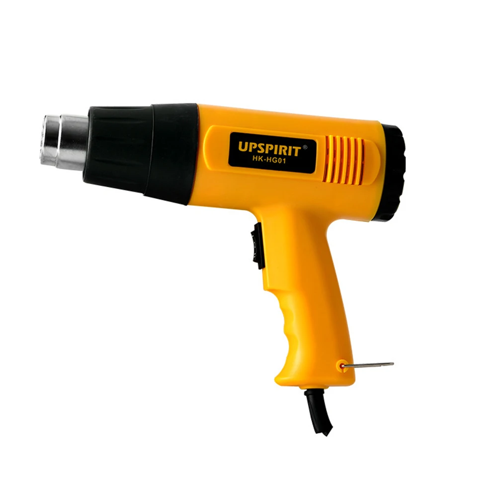 

2000W 220V EU Plug Industrial Electric Hot Air Gun Thermoregulator LCD Heat Guns Shrink Wrapping Thermal Heater Nozzle