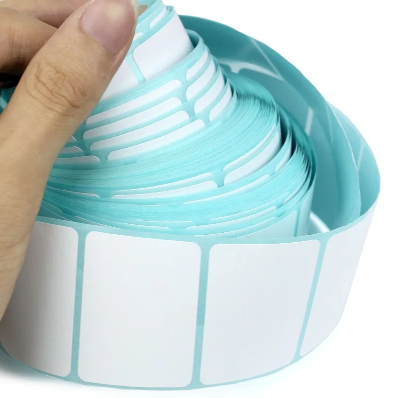 Термоэтикетки клейкие 1000 шт./рулон бумага для супермаркетов прямая печать