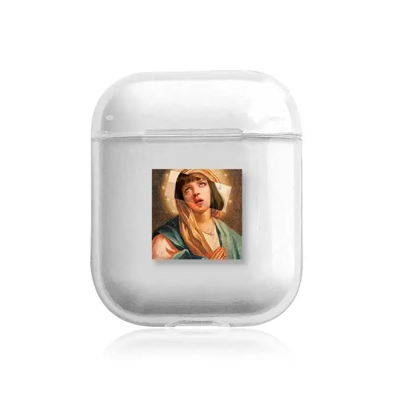 Милый чехол для Apple airpods со смешными героями из мультфильмов статуи искусство Беспроводной Bluetooth наушники чехол для переноски 1/2 Мягкий защитный чехол s - Цвет: pods084