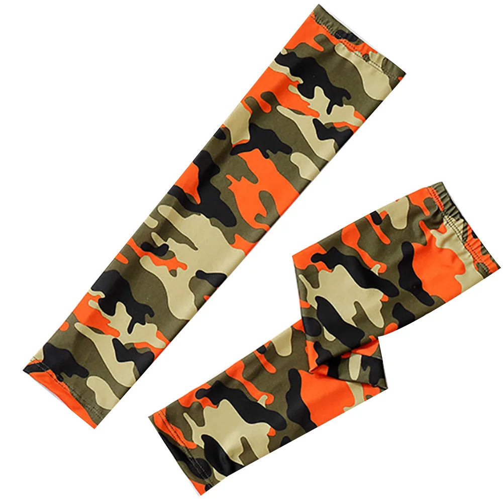 1 пара Красочные камуфляж унисекс Открытый Велоспорт Спорт дышащий Защита от