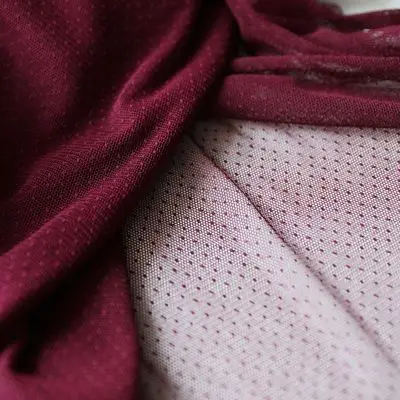 wine red Ткань сетка 3 метра красное вино Аква слоновая кость Розовый Тюль марлевой материал платье одежда Кукла швейная ткань 160 см 62," в ширину M16C20 - Цвет: wine red