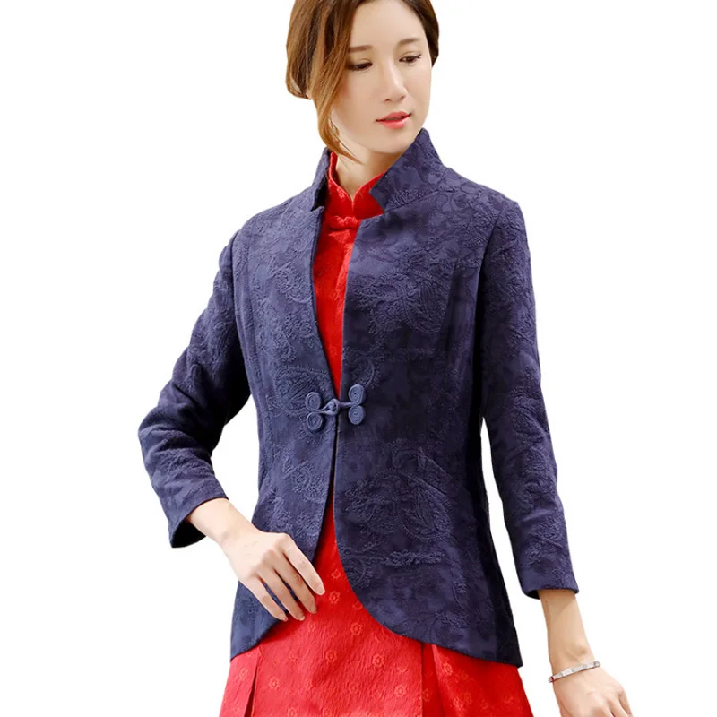 

New Fashion Women Beige Slim Coat Casual Jacket Sleeve One Button Suit Outerwear feminin Costume Ladies jackets