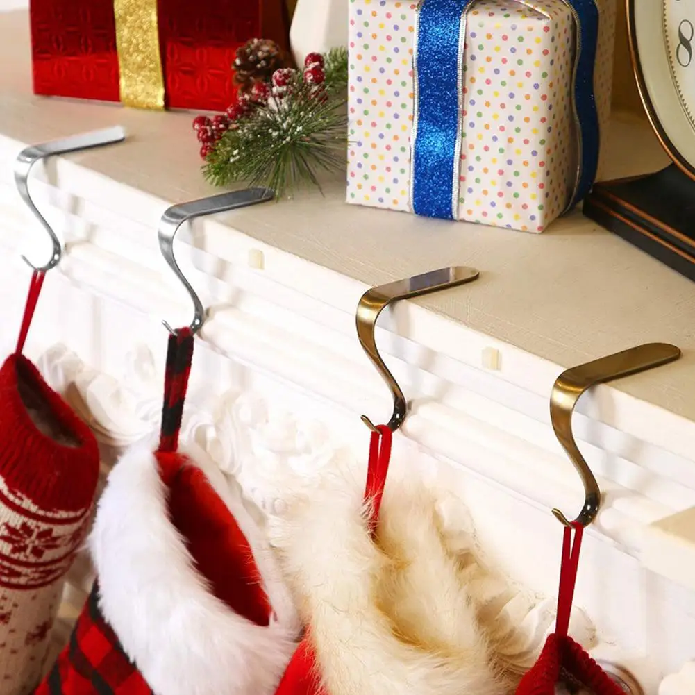 

Держатели для рождественских чулок, вешалка для крючков, рождественские зажимы для чулок, рождественский подарок для рождественской вечер...