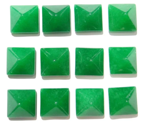 Натуральный камень 14 мм тигровый глаз кварц кристалл бирюза пирамида кабошон