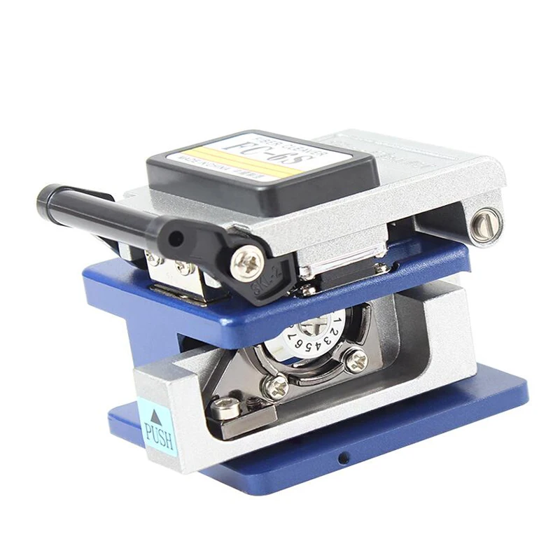 FC 6S Fiber Cleaver Cold Contact With 16 Blades FC-6S Metal Material FTTH Fiber Cable Cutter Knife Cleaver Tool
