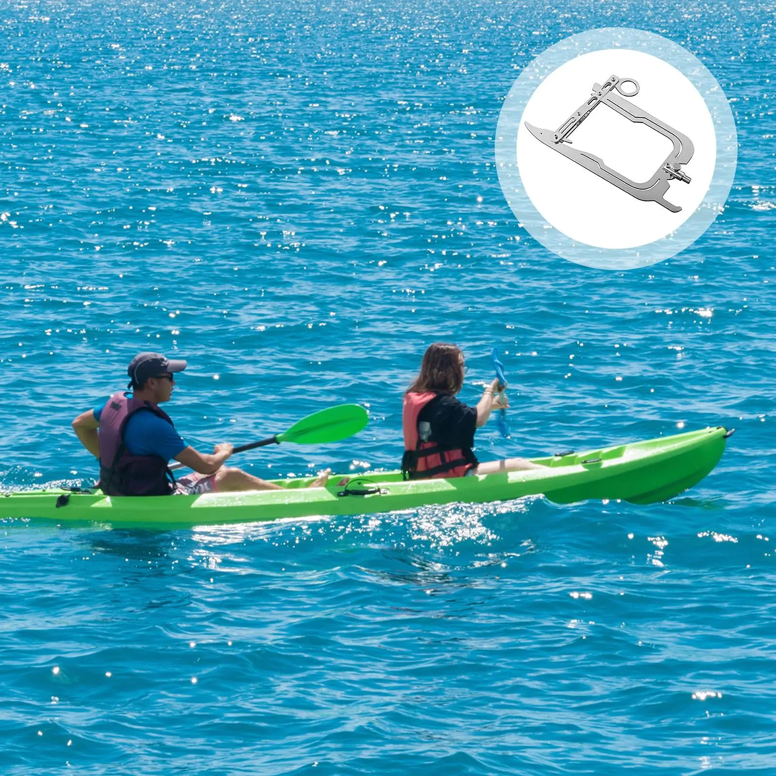 

Multi-Purpose Dock Hook Easy Long-Distance Threader Cable Wire Guider Professional Tools Mooring Hook For Docking Mooring