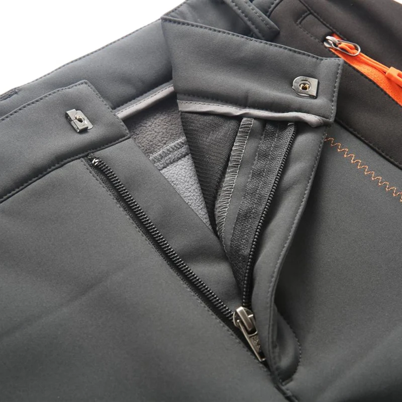 Зимние мужские и женские походные брюки уличные флисовые водонепроницаемые