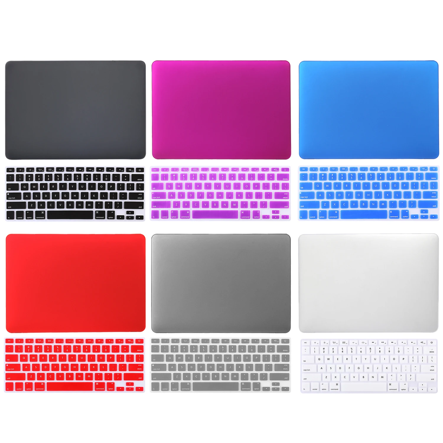 Купи Elisona Scratchproof Crystal Plane Laptop Protective Case with Keyboard Cover for Apple Mac Retina Pro 13 15 inch 2013 2014 2015 за 489 рублей в магазине AliExpress