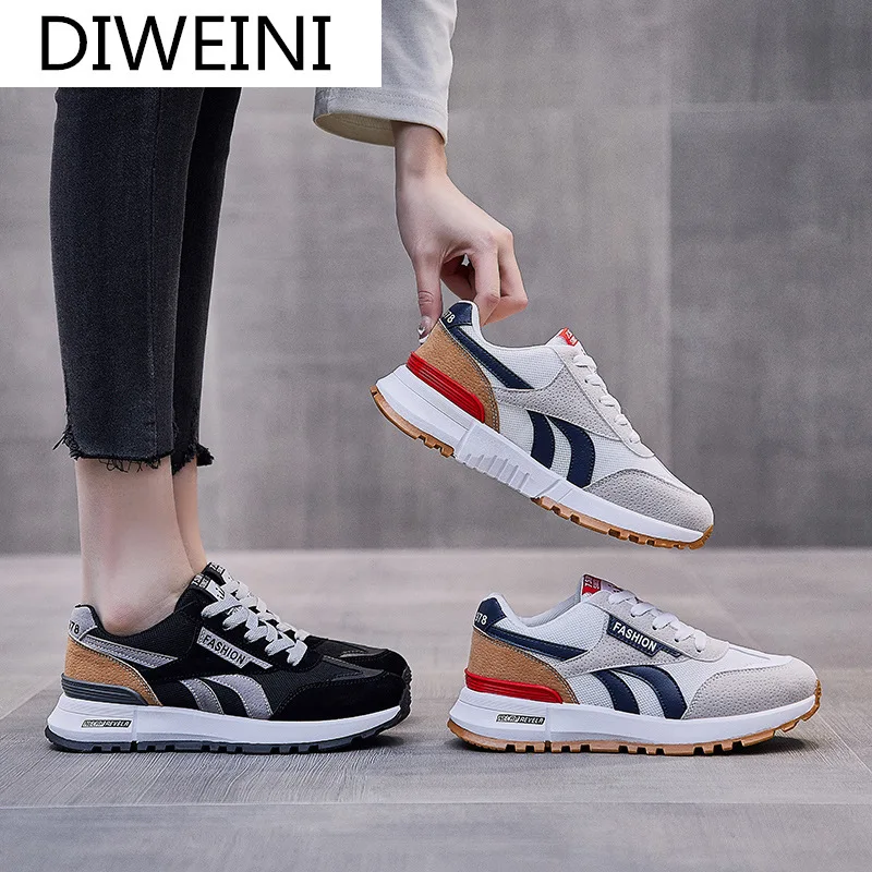 

Spring 2021 New Women's Thick-soled High-top Casual Shoes Platform Lace-up Comfortable Women's Sneakers Vulcanized Women's Shoes