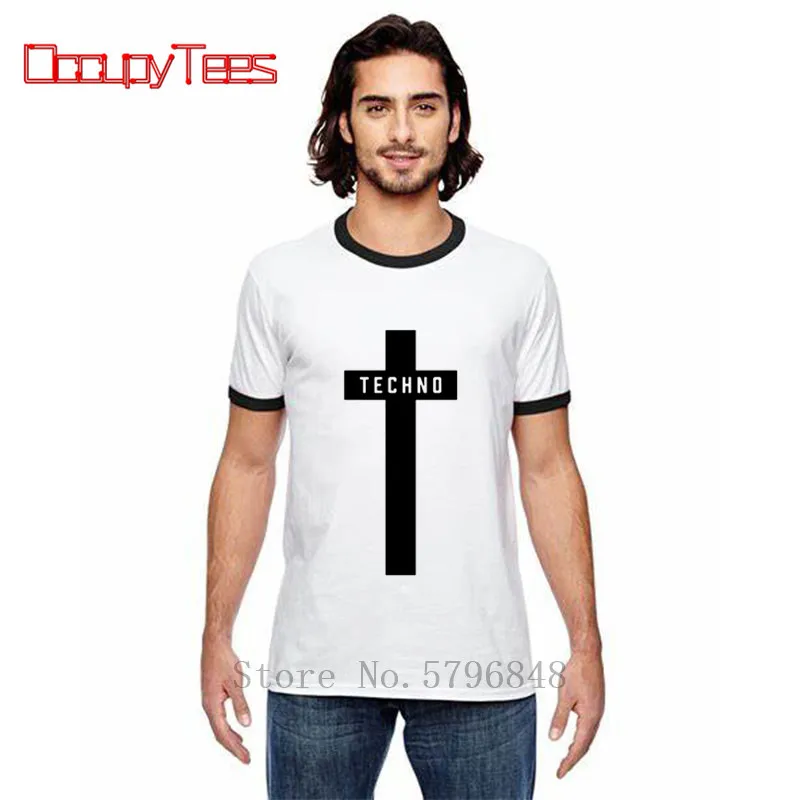 Футболка Мужская/женская с принтом Креста и музыкального фестиваля|Мужские