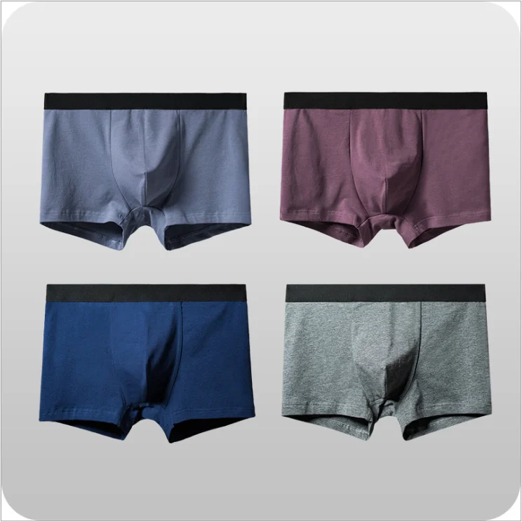 

331 Luxury Brand Men Boxers Underwear Sexy Gay Cuecas Cotton Under Panties1