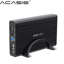 Acasis HDD Case 3.5 2.5 SATA to USB 3.0 Hard Drive Disk External Enclosure SSD HDD Disk Case Box Enclosure Reader 3.5 HDD Case