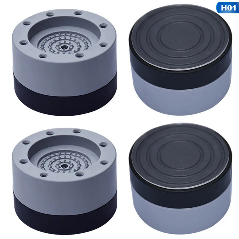 

4Pcs Anti Vibration Feet Pads Washing Machine Rubber Mat Anti-Vibration Pad Dryer Universal Fixed Non-Slip Pad anti vibration