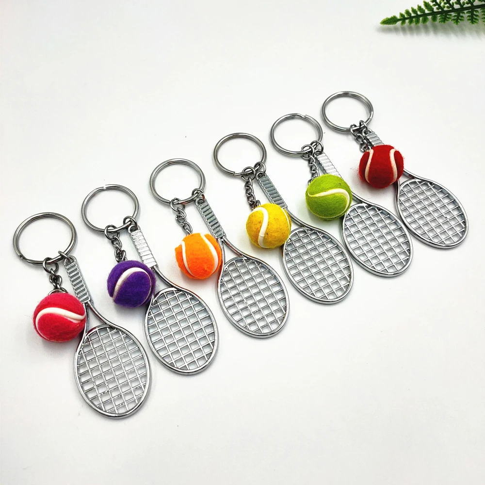 Милый спортивный брелок Mini Metal Pendant Key Rings Bowling Souvenir Simulation Car Chain Fashion Gift Accessories For Boys