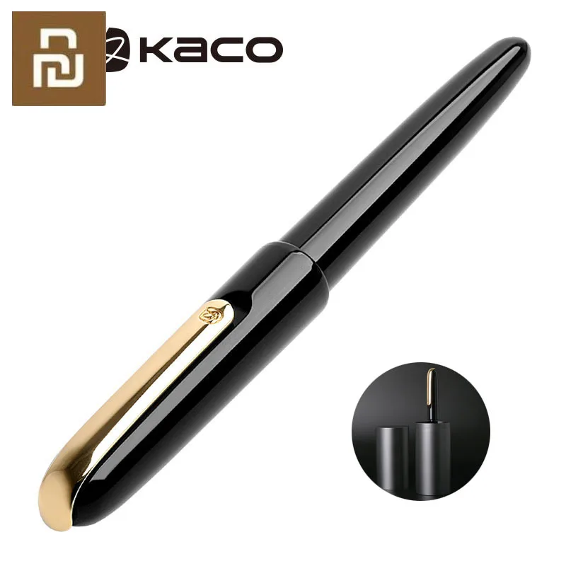 Youpin Kaco ручка с золотым наконечником 14K F Nib 0 5 мм для деловых подписей подпись