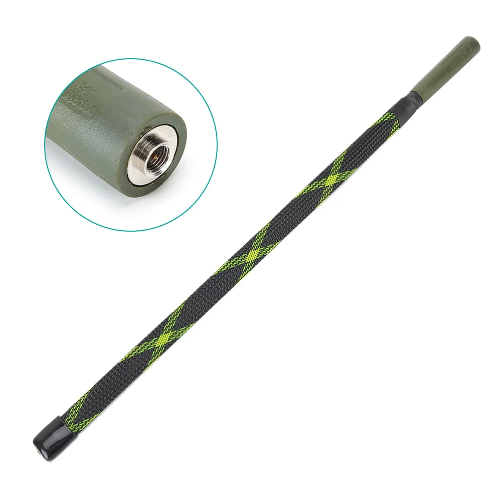 

Steel SMA Male Outdoor Walkie Talkie Woven Camouflage Tactics Foldable Long Antennawoven