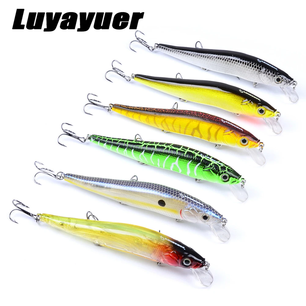 

Big Minnow Fishing Bait 11.94cm/14.47g Floating Hard Wobbler Fishing Lure Pesca Plastic Crank Bait Fishing Tackle