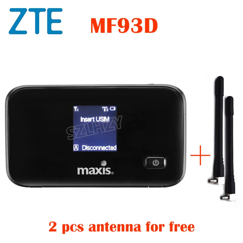 Разблокированный Мобильный маршрутизатор HUAWEI 4G LTE E5573s-320/E5573bs-320 Vodafone R216 R216-Z 4G точка доступа Карманный MIFI+ 2 антенны PK MF93D - Цвет: ZTE MF93D