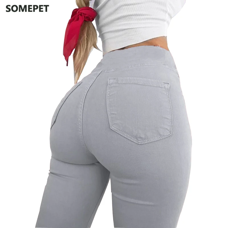 

Women's Pencil Pants Trousers Spring Fall Stretch Pants For Women Slim Ladies Trousers Female plus size women
