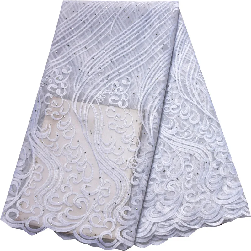 Французский Нигерии кружевной ткани Высокое качество Тюль африканская