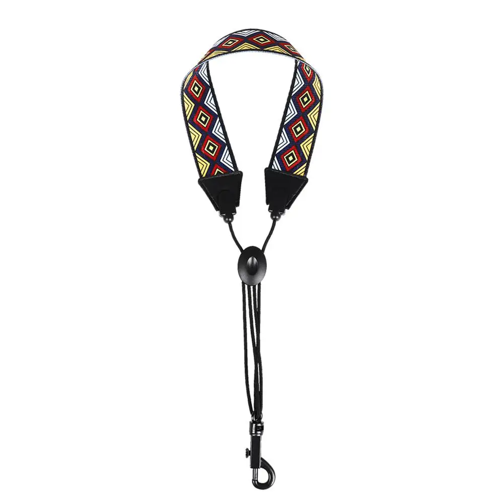 F 74 регулируемый ремень для саксофона ромбическим узором шейный альт тенор