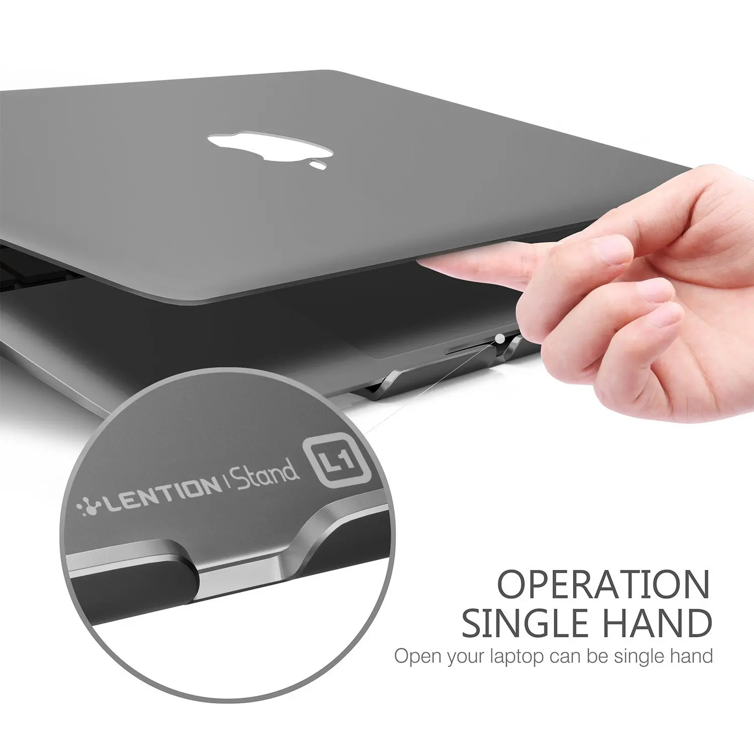 Алюминиевая Портативная подставка для ноутбука MacBook Air/Pro 13 15 iPad Pro 12 9 поверхность