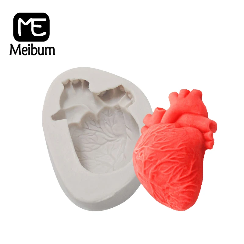 Meibum 3D в форме сердца сахарное ремесло силиконовая форма для помадки торта на