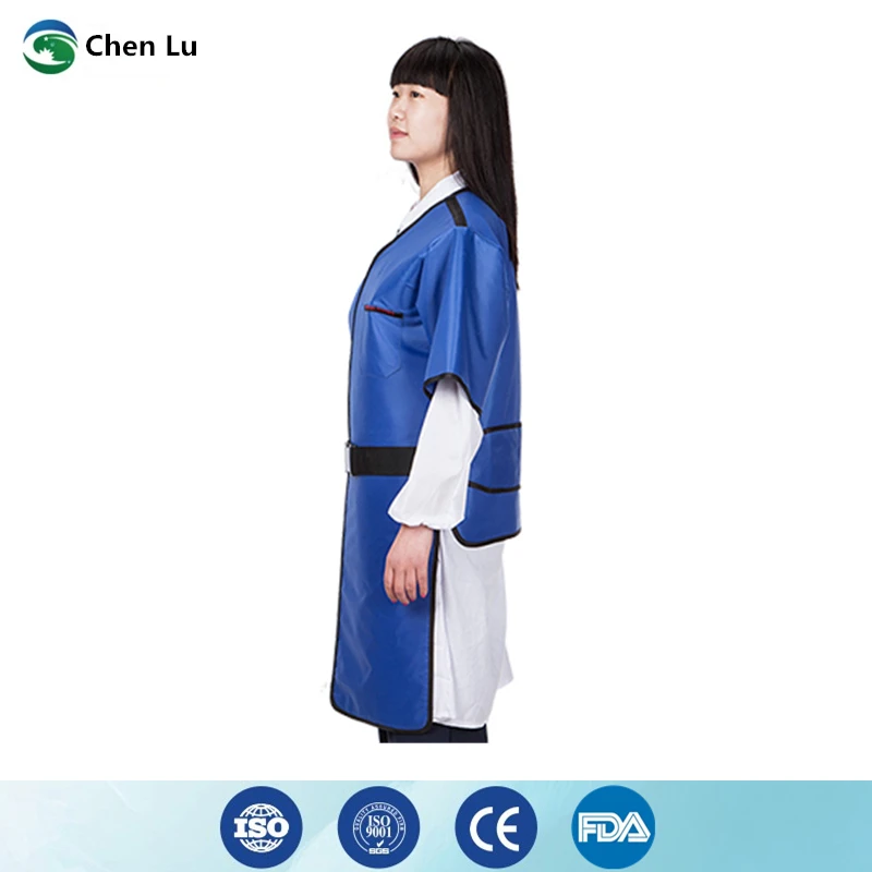 

Gamma ray and x-ray protective short sleeve jacket medical uses of ionizing radiation protection 0.5mmpb lead rubber clothing