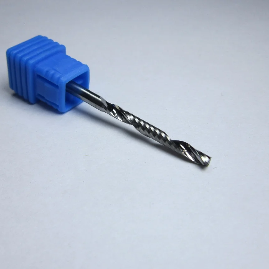 Концевые фрезы 1 канавка из карбида вольфрама для акрила длина режущего лезвия 25