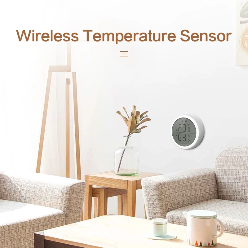 Датчик температуры и влажности Tuya Zigbee с ЖК-экраном и аккумулятором от AliExpress WW