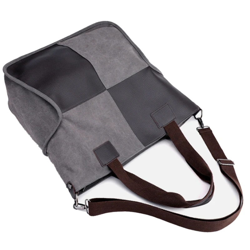 

Handbag Laptop Bag for Women Large Padded Purse Canvas Shoulder Bag Top Handle Satchel Cross Body Bag