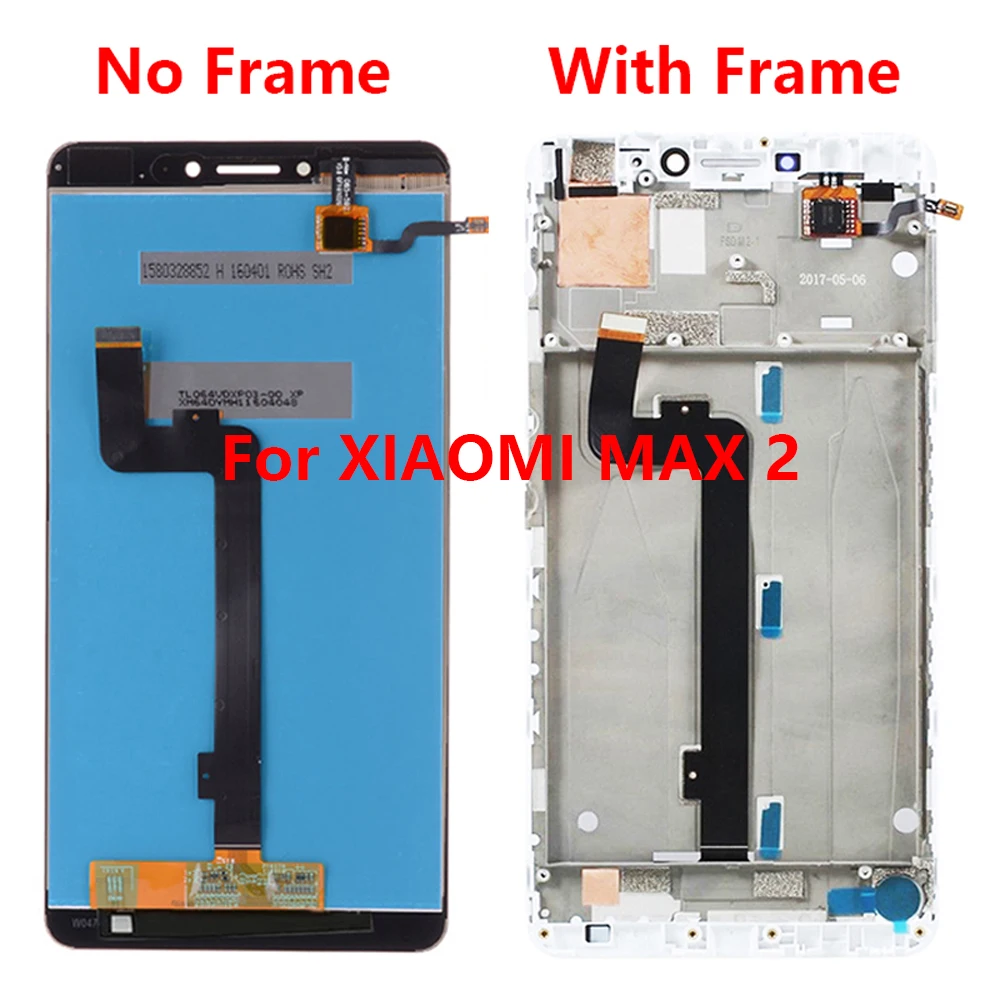 Original LCD For Xiaomi Mi Max 1 2 3 Display Touch Screen Digitizer Assembly Replacement MAX1 MAX2 MAX3 LCD+Frame |
