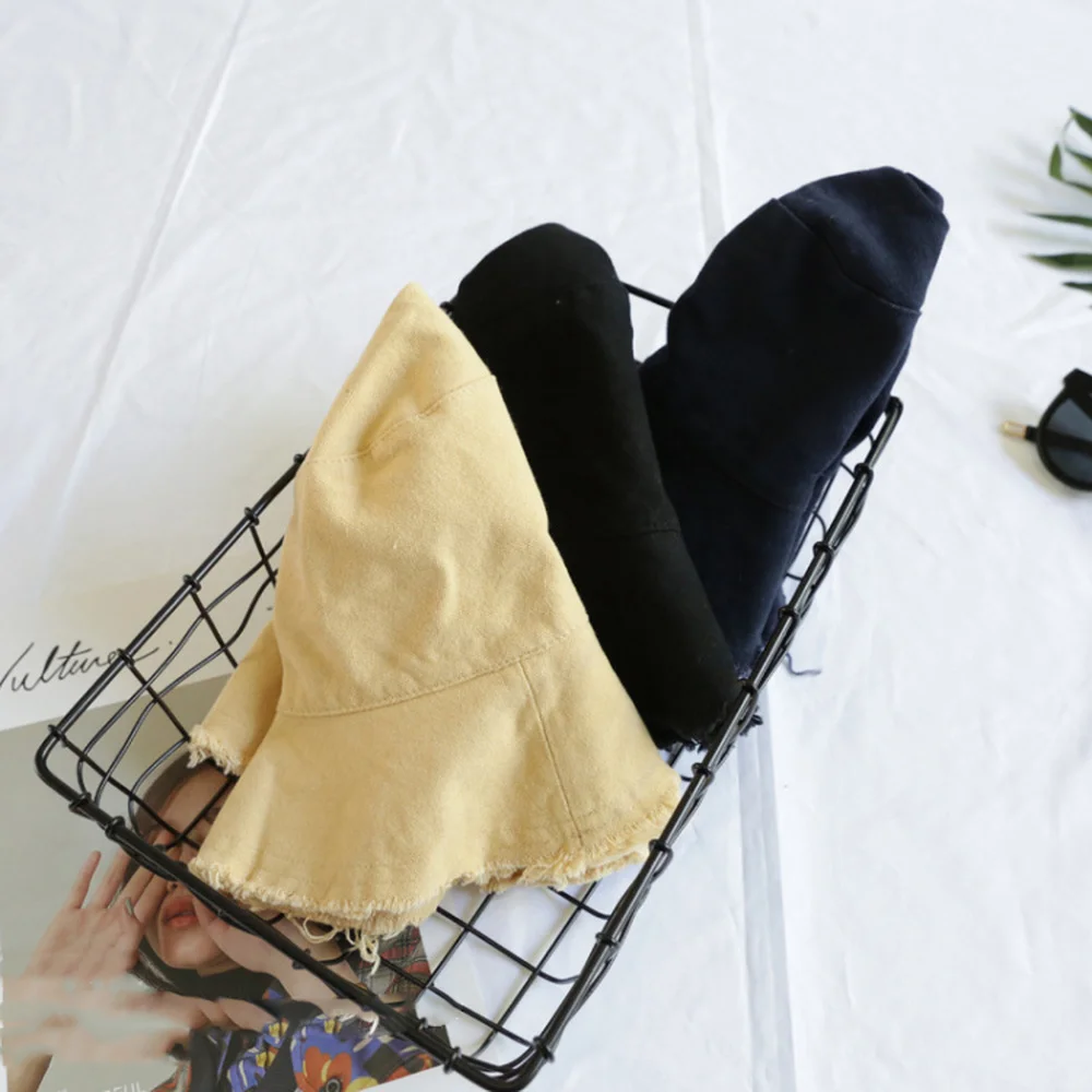 Панама GOUTER Женская однотонная с широкими полями для отдыха на открытом воздухе в