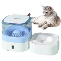 1 8l pet dog cat automatic feeder bowl drinking water fountain bottle kitten food dispenser slow feeding container pet supplies