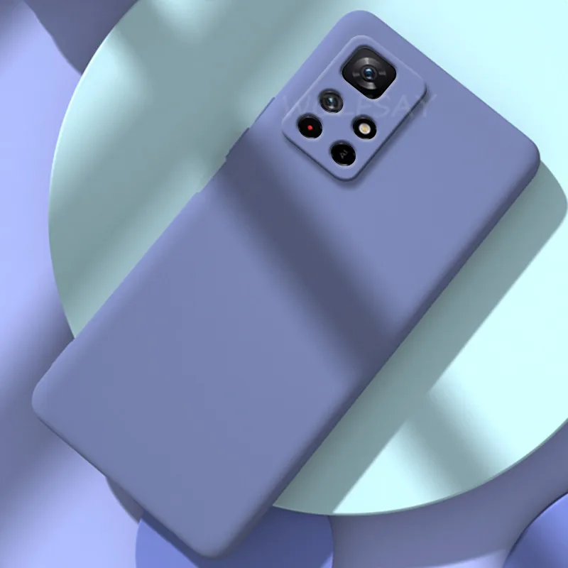 For Xiaomi Redmi Note 11 Case For Redmi Note 11 Cover New Original Liquid Silicone Shockproof Coque For Redmi Note 11 Fundas