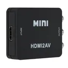 HDMI-совместимый с RCA преобразователем AVCVSB LR видеобокс HD 1080P 1920*1080 60 Гц HDMI2AV поддержка NTSC PAL выход HDMIToAV