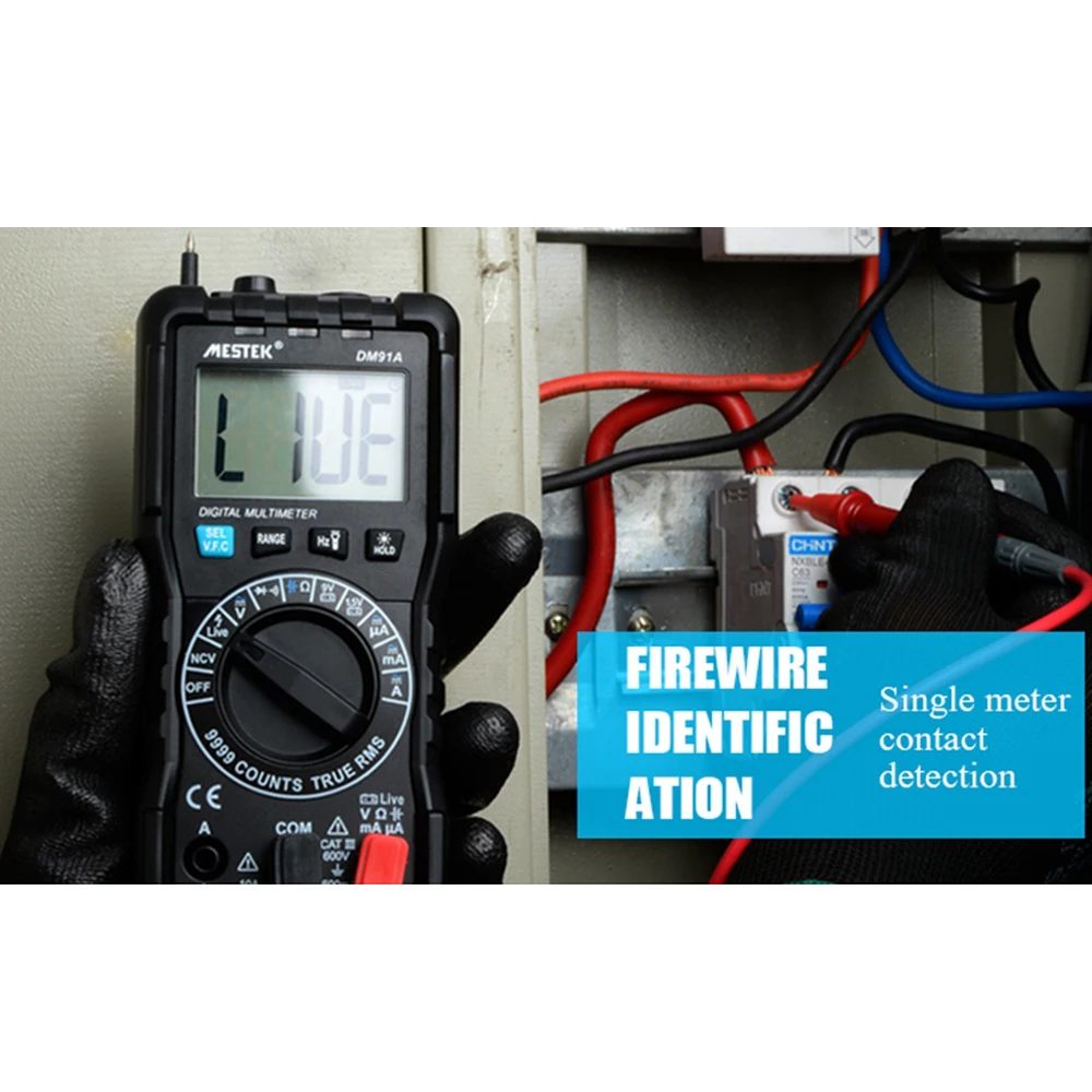 Цифровой мультиметр MESTEK миниатюрный Многофункциональный измеритель напряжения