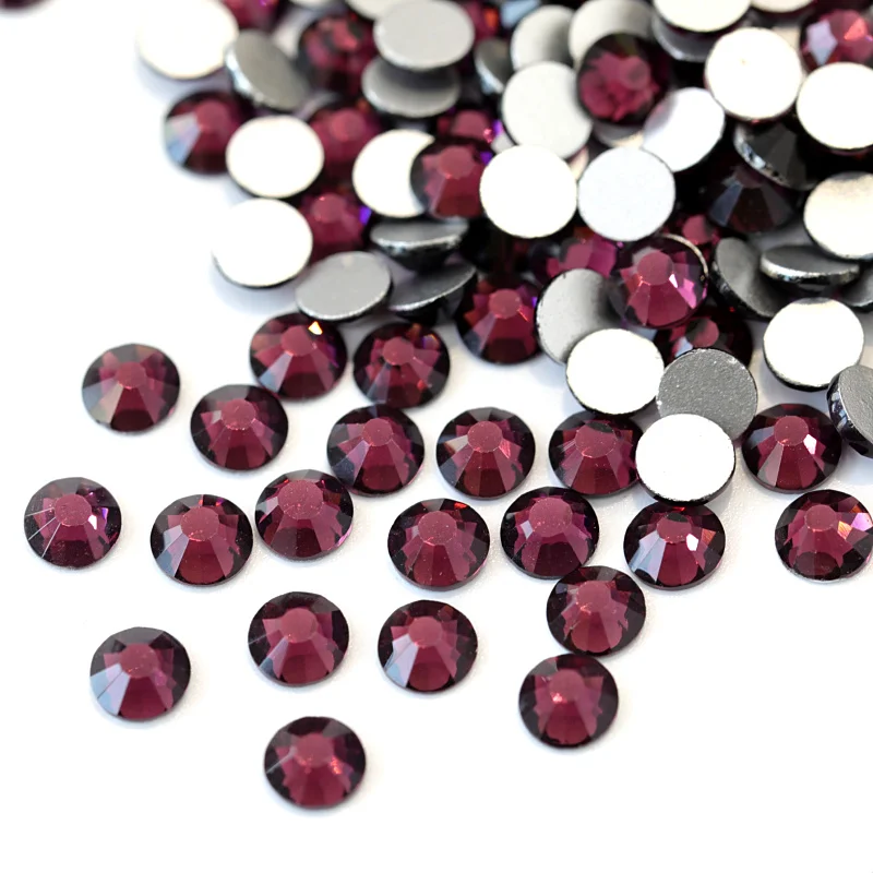1000 шт. смешанные размеры стразы для фиксации без горячей дизайна ногтей с плоским