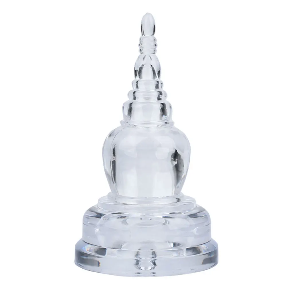 Акриловая пагода Stupa Sarira Кристальные подарки декоративные безделушки Буддийские