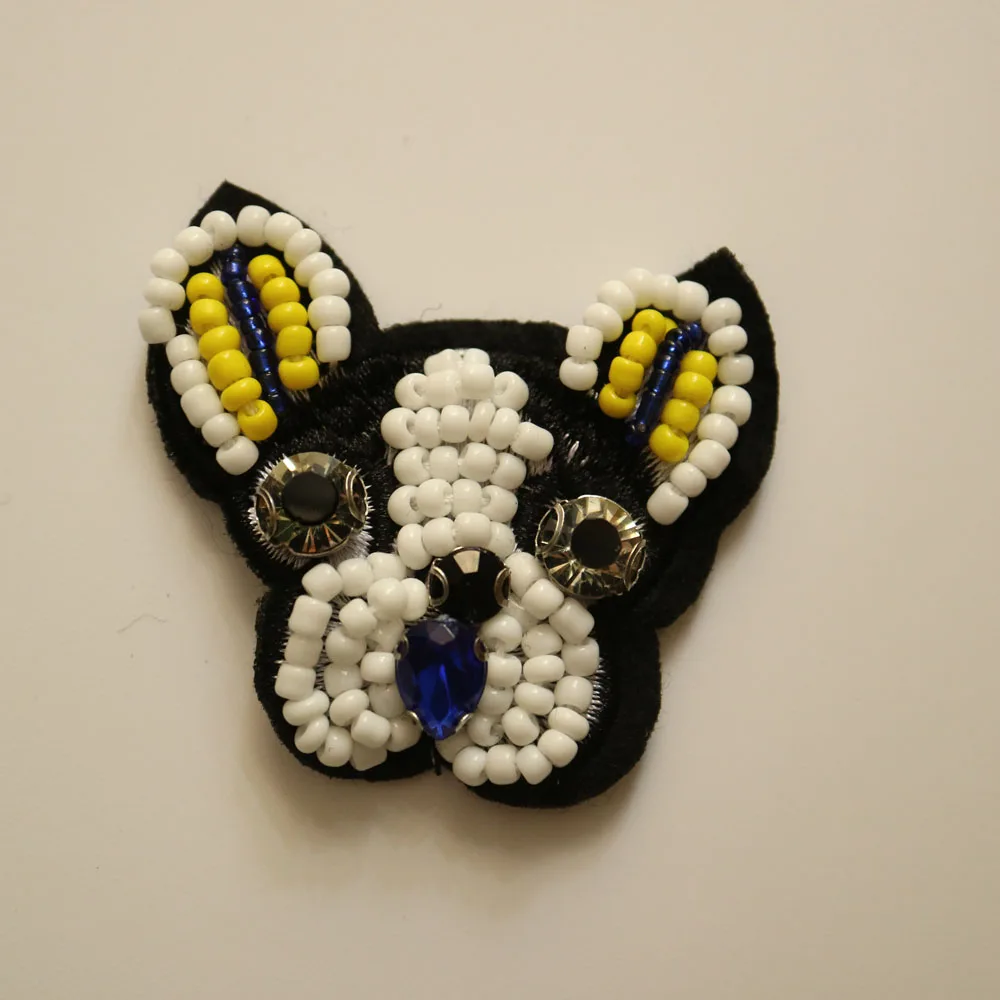 1 шт. нашивка для собак 3D Ручная работа|patch 3d|beaded patchespatches for clothing |