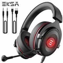 EKSA E900 PRO Gaming Headset Gamer 7.1 Surround Sound Wired Game Headphones with Microphone For Xbox/PC/PS4/Laptop/XIAOMI